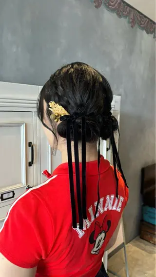 セミロング 長瀬 友唯のヘアスタイル