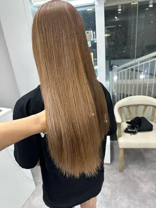 ロング カラー ヘアアレンジ 久米 治仁のヘアスタイル