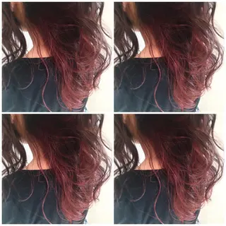 ロング カラー ハイトーン/ブリーチ 山崎 悠次のヘアスタイル