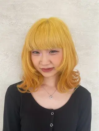 カラー たけむら はなのヘアスタイル