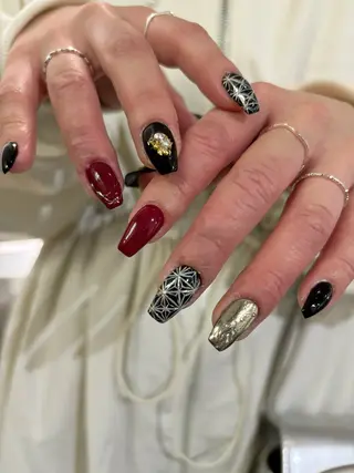 ネイル joieange 難波店 藤谷ルディアのネイルデザイン