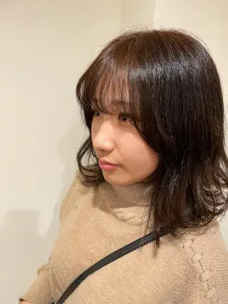 ミディアム 山本 尚輝のヘアスタイル