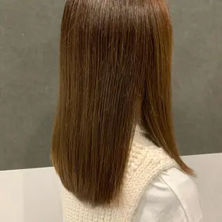 ミディアム カラー 縮毛矯正/髪質改善/ 石橋代智のヘアスタイル