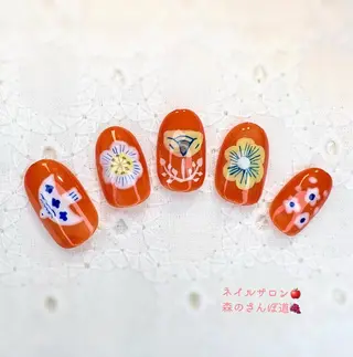 ネイル 森のさんぽ道所属・ショートネイル 森のさんぽ道のネイルデザイン