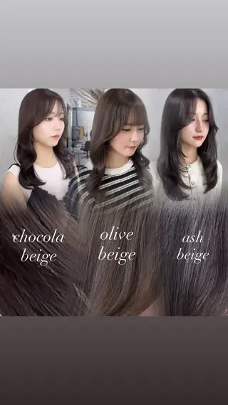 ロング カラー 赤み無し柔らかカラー 【梅田】madokaのヘアスタイル