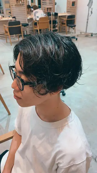 カラー パーマ メンズ 顔周りカット/アレン ジ/カラー小野寺紗良のヘアスタイル