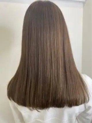 ロング カラー リルウヘアー 天王寺のヘアスタイル