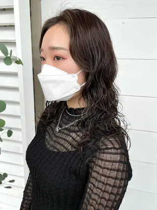 セミロング パーマ －SARRY－ YUKIのヘアスタイル