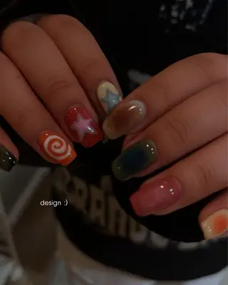 ネイル 𝗿𝗶𝗰𝗼 ˎˊ˗のネイルデザイン