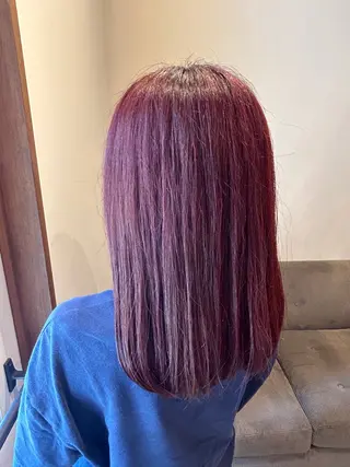 セミロング カラー 🤍江坂 ハヤシアヤナ🤍のヘアスタイル