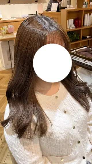 ロング 永野 梨奈のヘアスタイル