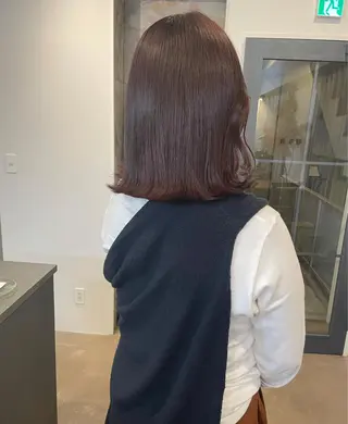 ミディアム 原 菜帆のヘアスタイル