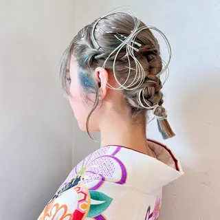 irwi/イルウィ所属・miku🎀門前仲町 ブリーチ・レイヤーのヘアスタイル