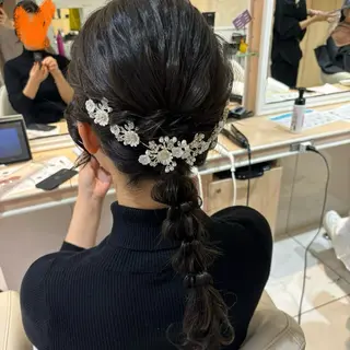 ロング ヘアアレンジ 宮永 璃沙のヘアスタイル