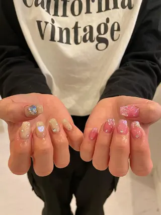 ネイル 束感まつ毛/ネイル/ LED♥KIRARAのマツエク・マツパデザイン