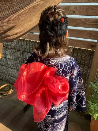 ミディアム ヘアアレンジ キッズ BEAUTECONCIER柏所属・トレンドパーマ 加藤菜月のヘアスタイル