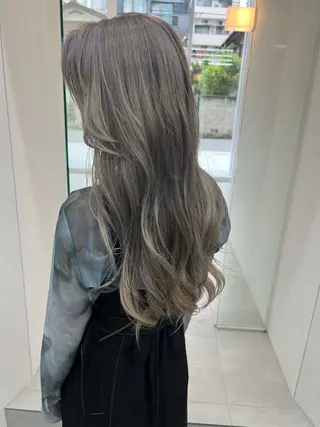 ロング カラー 吉沢遣人/レイヤー 艶カラー/パーマのヘアスタイル