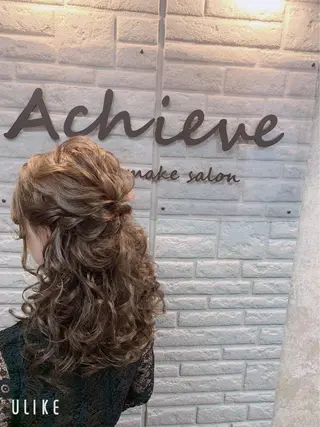 ロング ヘアアレンジ Achieve 三ノ宮のヘアスタイル
