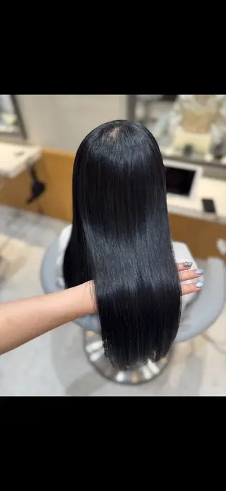 セミロング カラー Lond Bloom所属・🎀はるか ブリーチ なしダブルカラー🎀のヘアスタイル