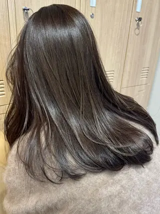 セミロング カラー 鈴木駿介 レイヤーカットのヘアスタイル