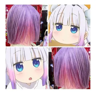 ショート カラー GARU-ガル-所属・TSUNO🦖 派手髪/オタク美容師のヘアスタイル