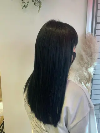 ロング カラー 遊佐 瑞紀のヘアスタイル
