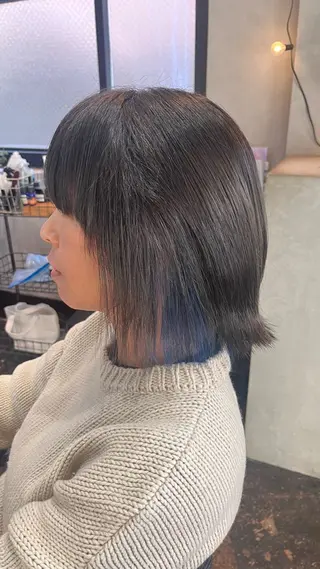ショート カラー 透明感カラー/パーマ 🌀アオノのヘアスタイル