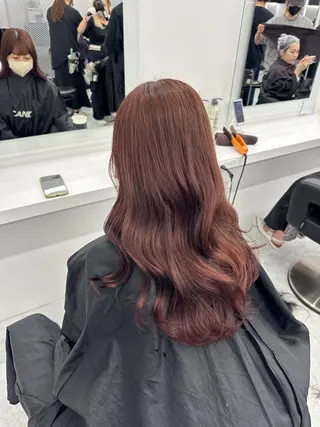 ロング カラー パーマ ヘアアレンジ メンズ キッズ ♥️韓国ヘア レイヤー♥️ゆりのヘアスタイル