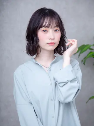 ミディアム カラー 【enil代表】 杉林和哉のヘアスタイル