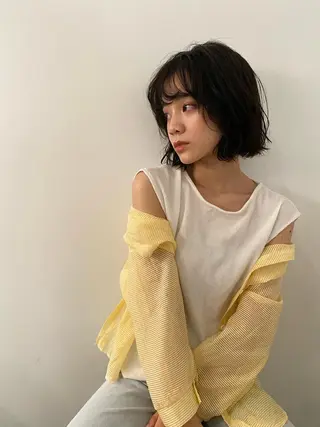 ミディアム Le'a 谷町🌼 幸村はるひのヘアスタイル