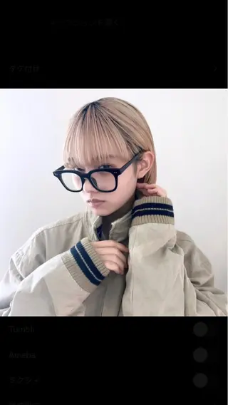 ショート カラー Rr SALON MEIEKI ANNEX所属・松岡優菜／半個室♡ 似合わせカットカラーのヘアスタイル