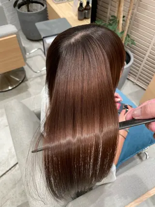 ロング 髪質改善＆美髪矯正 専門美容師:植原瑞樹のヘアスタイル