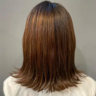 ミディアム 🌈割れない顔周り 中村隆寛のヘアスタイル