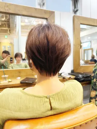 ショート newline銀座所属・銀座ショート/ 大人ショート/金子涼のヘアスタイル