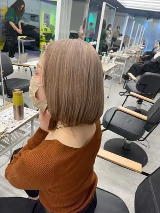 ミディアム カラー risa 。のヘアスタイル