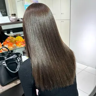 ロング カラー ヘアアレンジ ブリーチなしカラー /ベージュ/安形翔のヘアスタイル