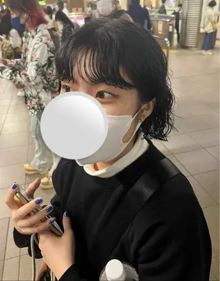 ミディアム パーマ BARBES TOKYO SOUTH所属・🤎💇🏻‍♀️✨ /万尋　マヒロのヘアスタイル