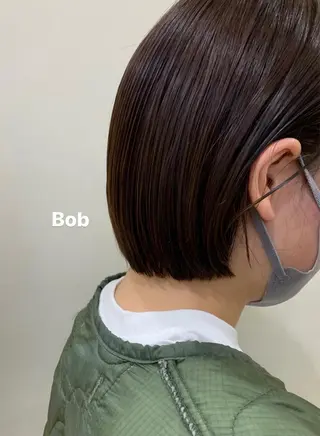 ショート カラー 顔周りレイヤー 🎀マリノのヘアスタイル