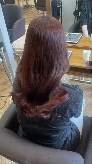 カラー flammeum 伊勢崎所属・⠀ ⠀ アリサ🎀🫧のヘアスタイル