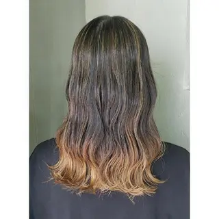 セミロング カラー ヘアアレンジ 髪質改善サロン🍃 AIRI のヘアスタイル