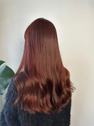 ロング カラー peakshair所属・艶々になる髪質改善 𝒀𝑼𝑻𝑶のヘアスタイル