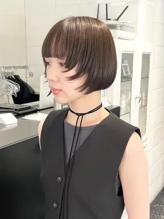 ミディアム カラー HARU//原宿🤍 リピート率NO.1のヘアスタイル