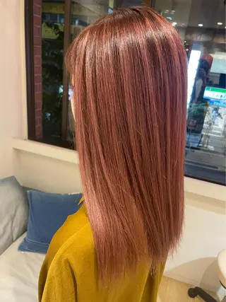 セミロング 渋谷ハイトーン/ デザインカラー阿部のヘアスタイル