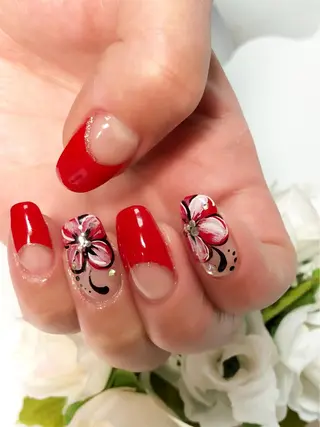 セミロング カラー ネイル CITRAtotal beautyのネイルデザイン