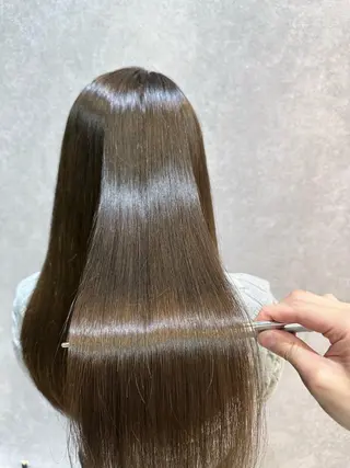 ロング 🔸縮毛矯正/髪質 改善カラー石崎🔸のヘアスタイル