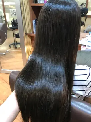 ロング パーマ 菅村 勇亮のヘアスタイル