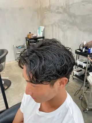 メンズ メンズ🔥 松本明日翔のヘアスタイル