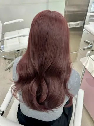 カラー Kana/韓国ヘア /暖色カラー🍒のヘアスタイル