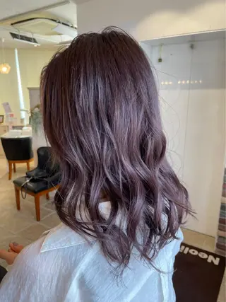 セミロング 中井 茅佳のヘアスタイル