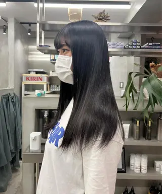 ロング 韓国ヘア 🎀華澄のヘアスタイル